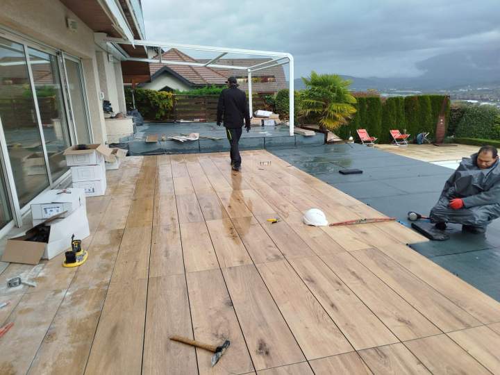 Création de terrasse Savoie