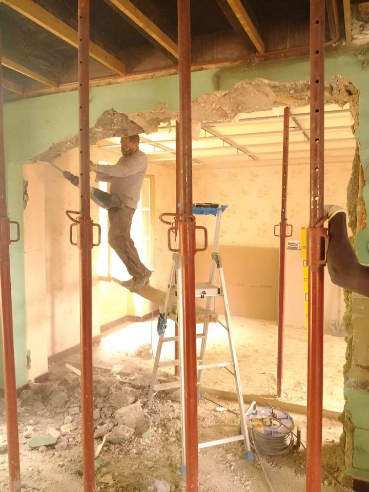 Démolition mur intérieur Chambéry